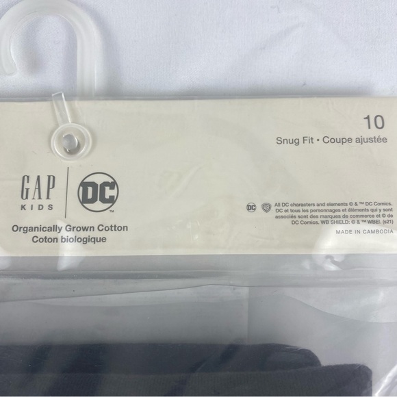 Gap Kids 2 Piece DC Comics Batman Long Sleeve Pajama Set Size 10 NEW - Picture 4 of 6